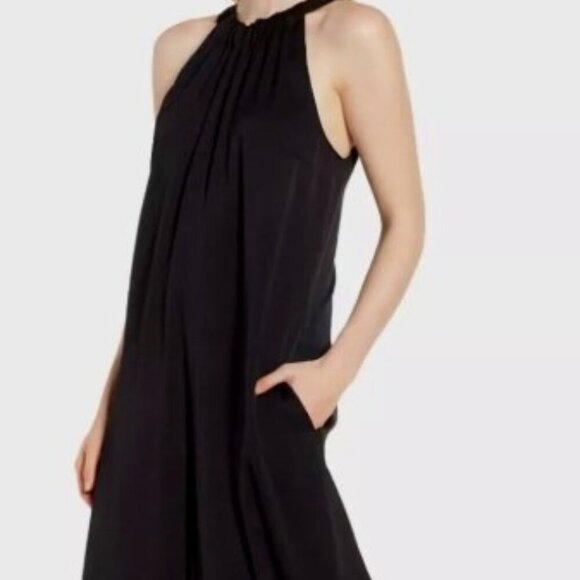 🖤 Title: Lewit Black Wide Leg Jumpsuit – Size 8  Sexy, Sleek & Pocket-Perfect - Picture 1 of 13